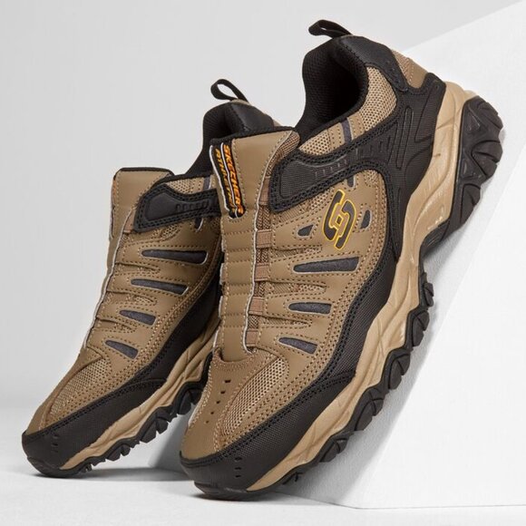 Skechers MEN AFTER BURN Extra Wide Width 51866 (Pebble) - Picture 5 of 6